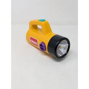 Vintage YELLOW Playskool Flashlight Color Change Red Green Lens
